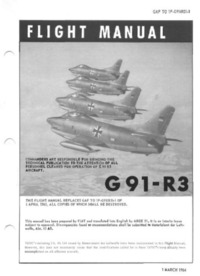 GAF TO 1f-91(R3)-1 Flight Manual G91-R3