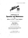 Handbook of Operation and Maintenance for Allison V-1710 &quot;F&quot; Type Engine