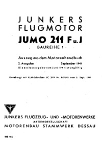 Jumo 211 F und J - Baureihe 1