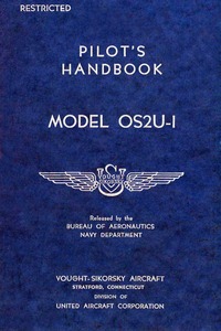 Report 5183 - Vought Kingfisher Pilot&#039;s handbook Model OS2U-I