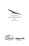 The 1-26 Sailplane Flight-Erection-Maintenance Manual Models A thru E