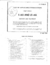 T.0. 1T-6G-01 List of applicable Publications T-6G and LT-6G aircraft and equipment