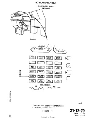 Concorde - Illustrated parts catalogue chapitre 21b