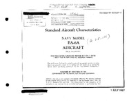 3354 EA-6A Prowler Standard Aircraft Characteristics - 1 July 1967