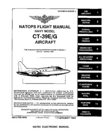 Navair 01-60GBE-1 Natops Flight Manual CT-39E/G