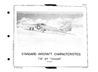 3393 F9F-8P Cougar Standard Aircraft Characteristics - 30 April 1958