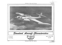 F-89C Scorpion (-21B Engines) Standard Aircraft Characteristics - 3 September 1953