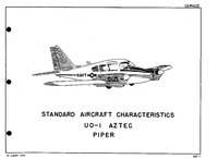 4135 UO-1 Aztec Standard Aircraft Characteristics - 15 August 1961