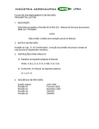 Emb-202 Ipanema - Manual de Servicos