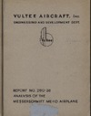 Report No.260-28 - Analysis of the Messerschmitt ME-110 Airplane