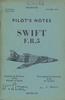 A.P. 4348E Pilot&#039;s Notes Swift F.R.5