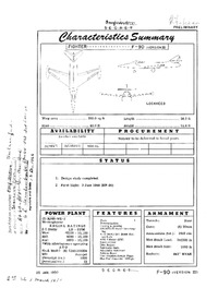 F-90 (Version II) Characteristics Summary