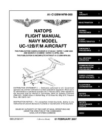 A1-C12BM-NFM-000 Natops Flight Manual Navy Model UC-12B/F/M Aircraft