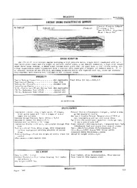 6759 J79-GE-10 Turbojet Aircraft Engine Characteristics Summary - August 1968