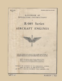 T.O. 02-10AB-1 Handbook of Operating Instructions - R985 Series Aircraft Engines