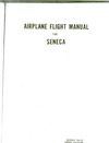 4150 Airplane Flight manual for Seneca PA-34-200