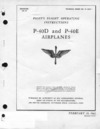 T.O. 01-25CF-1 Pilot&#039;s Flight Operating Instructions P-40D and P-40E airplanes