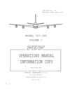 2849 Model 707-300 Volume 1 Operation Manual