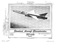 4226 XF-103 Thunderwarrior Standard Aircraft Characteristics - 5 January 1954
