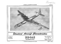 RB-36E Peacemaker Standard Aircraft Characteristics - 14 May 1954