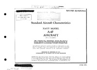 A-4F Skyhawk Standard Aircraft Characteristics - June 1971
