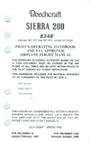 Beechcraft Sierra 200 B24R POH