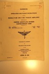 T.O. 01-25CF-1 handbook of Operation and Flight Instructions for the models P-40D and P-40E Pursuit Airplanes