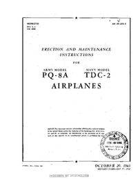 AN 09-5FB-2 Erection and Maintenance Instructions for PQ-8A, TDC-2 Airplanes