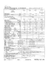 F6F-3N Hellcat Airplane Characteristics &amp; Performance - 1 October 1945