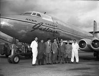 Publicity:  T.C.A. &amp; American Airlines personnel visiting the plant