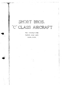 Short C Class Aircraft Handbook