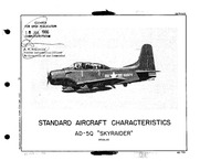 AD-5Q Skyraider Standard Aircraft Characteristics - 30 April 1950
