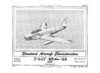 F-86F-25 thru -40 Sabre Standard Aircraft Characteristics