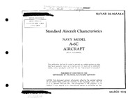 3332 A-6C Intruder Standard Aircraft Characteristics - March 1972