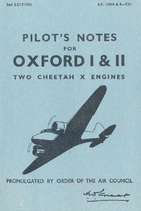 A.P. 1596A&amp;B Pilot&#039;s Notes for Oxford I &amp; II - 2nd Edition