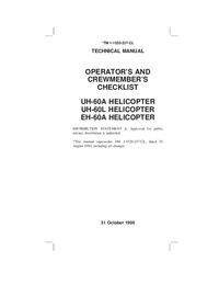 4272 Operator and crew member check list UH-60A / UH60L / EH-60A Helicopter