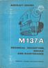 M137A Aircraft Engine - Technical Description, Service and Maintenance