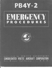 PB4Y-2 Emergency procedures