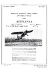 AN 01-50DB-1 Pilot&#039;s Flight Operating Instructions for Airplanes L-5,B,C,E OY-1