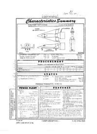 2889 X-20 Dynasoar Characteristics Summary - 15 January 1964