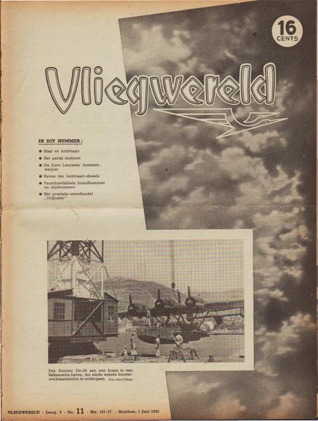 Vliegwereld Jrg. 09 1943 Nr. 11