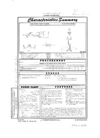 2891 X-20 Dynasoar Characteristics Summary - 20 July 1962