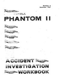 Mc Donnell Phantom II Accident Investigation Workbook