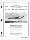 AN 01-60GFA-1 Handbook Flight Operating Instructions USAF model B-45A-1, -5 &amp; B-45C Airplanes