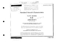 NAVAIR 00-110AF1-3 F-1E Fury Standard Aircraft Characteristics