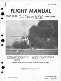 T.O. 1H-43(H)B-1 Flight Manual HH-43B helicopter (Huskie)