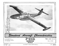 F-89A Scorpion Standard Aircraft Characteristics - 29 May 1950