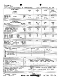 3377 F7F-2N Tigercat Airplane Characteristics &amp; Performance - 1 March 1946