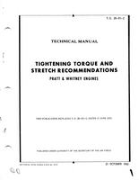 T.O. 2R-R1-2 Technical manual - Tightening torque and stretch recommendations - Pratt &amp; Whitney Engines