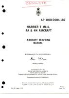 A.P. 101B-0604-1B2 Harrier  T Mk.4, 4A &amp; 4N aircraft - Aircraft Servicing Manual